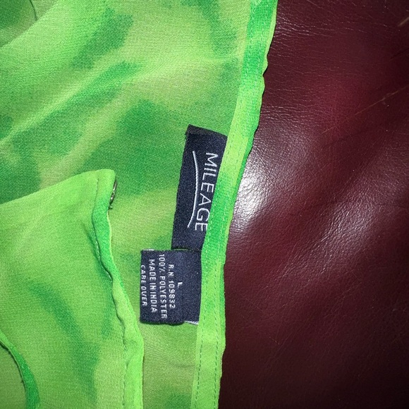 Y2K  Green Layered Women's Top - Picture 6 of 6